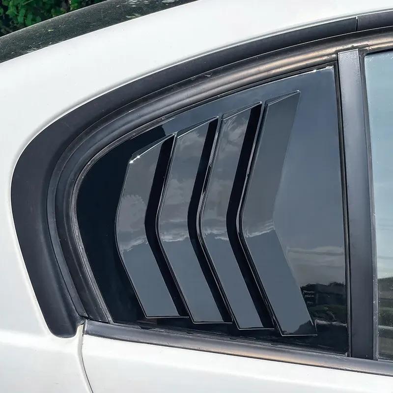 For BMW 3 Series E90 320i 330i 325i 318i M3 2005-2011 Car Side Window Spoiler Splitter Trim Rear Triangle Louver Window Sunshade