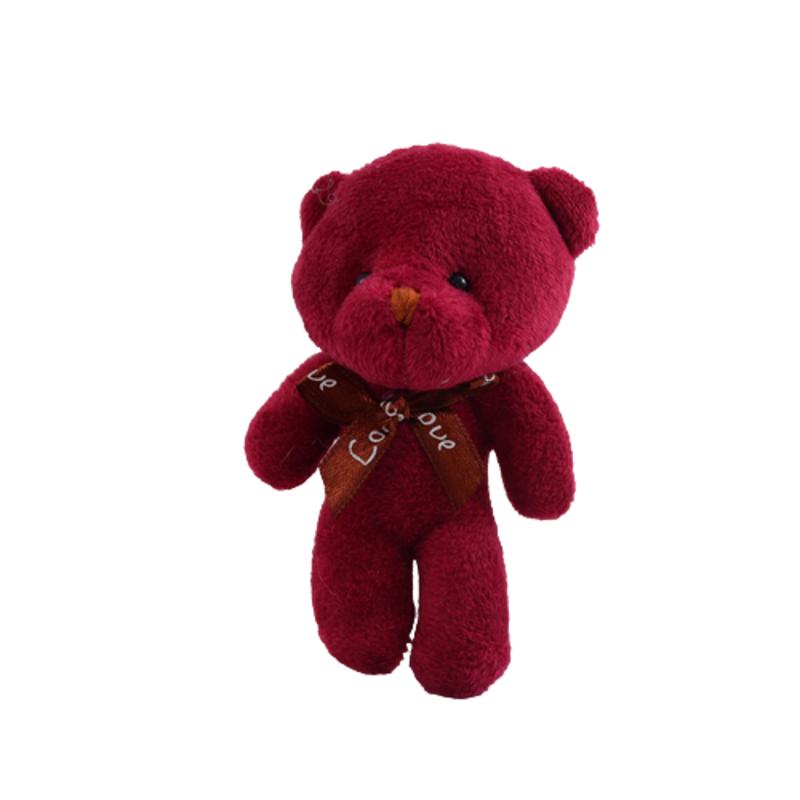 Teddy Bear Plush Toy Keychain Keyring Pendant Stuffed Doll Gift Kids Girlfriend