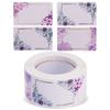 250pcs/roll Flowers Blank Labels Kitchen Handwritten Date Stickers Food Storage Sealing Sticker Gift Decoration Sticker 3*5cm