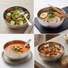 Thickened Rice Bowl Double Layer Soup Bowl Easy Clean Noodle Bowl  Canteen Soup Serving