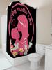 Happy Mother'S Day Silhouette Print Shower Curtain