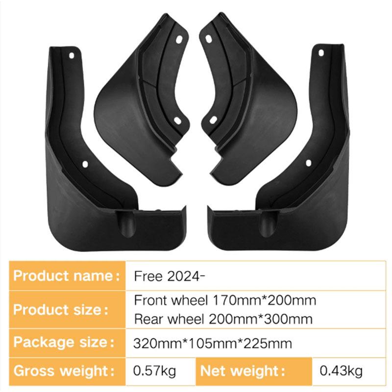 2024 Voyah Free Mudguards: Automotive Tire Modification Parts