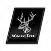 AALK1 3D Metal Chrome R-Type AWD Badge Swedish Flag Moose Emblem Sticker for Volvo V40 XC60 XC90 C30 V60 - Auto Trunk/Fender Exterior