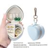 Velvet Mini Jewelry Box Keychain for Earrings & Rings