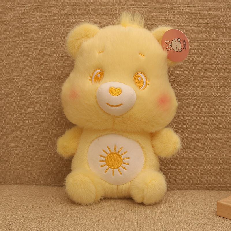 Cute Cartoon Plush Boutique Grasping Machine Doll Rainbow Bear Doll Children Girl Gift Doll