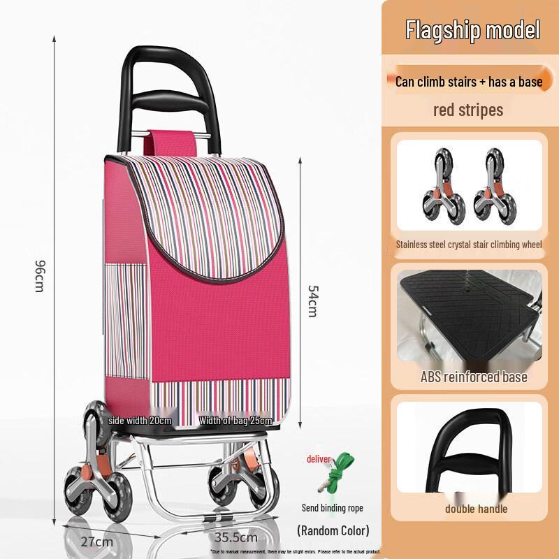 Stair Climbing Folding Shopping Cart
