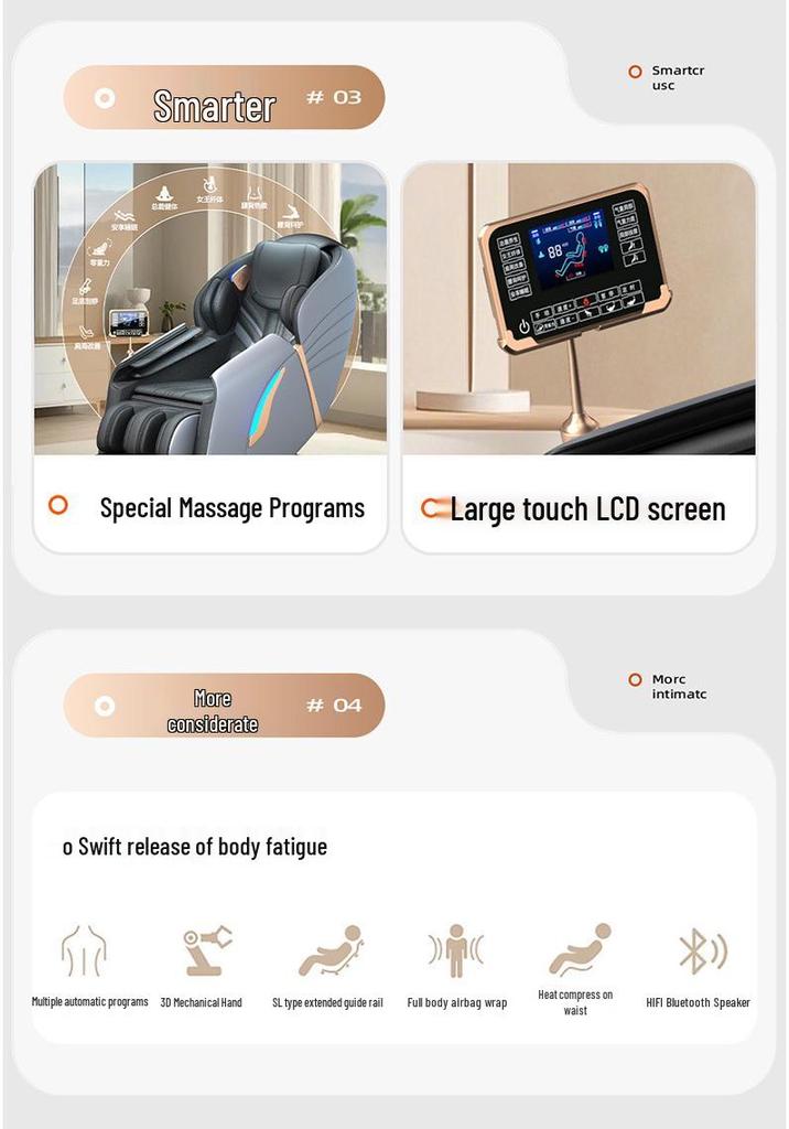 Luxury Full Body Electric Massage Sofa Chair for Home
