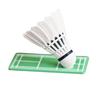 huaqianguhh Rotating Car Badminton Ornament with Swivel Mechanism, Shuttlecock Dashboard Decoration for Interior, Gift Sports Lovers
