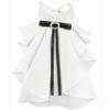 Crystal Decorated Jabot Neck Collar Ruffled Design Renaissance Collar  Costume Use