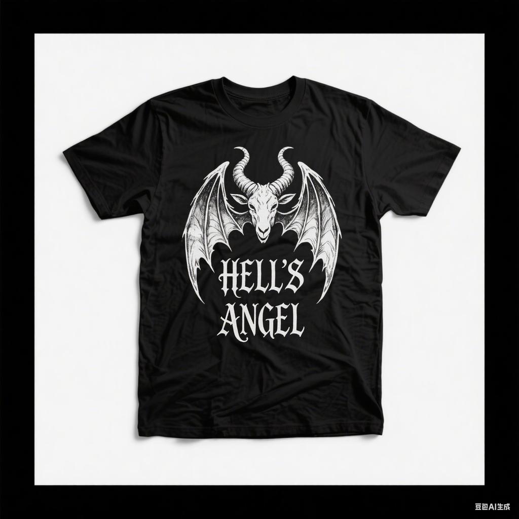 Retro Cotton Tshirt for Men and Women Gothic Rock Style Oversized Tshirt Design Shortsleeved Niche Top Streetwear