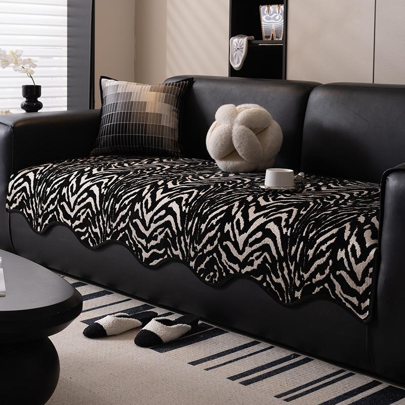 Light Luxury High-End Sofa Cushion Is Universal In All Seasons New Non-Slip Seat Cushion Chenier Straight Sofa Cover Cloth Towel