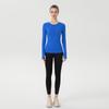 Women's Quick-Dry Long Sleeve Sports Top - Tight-Fit, Sweat-Wicking Yoga & Running Shirt