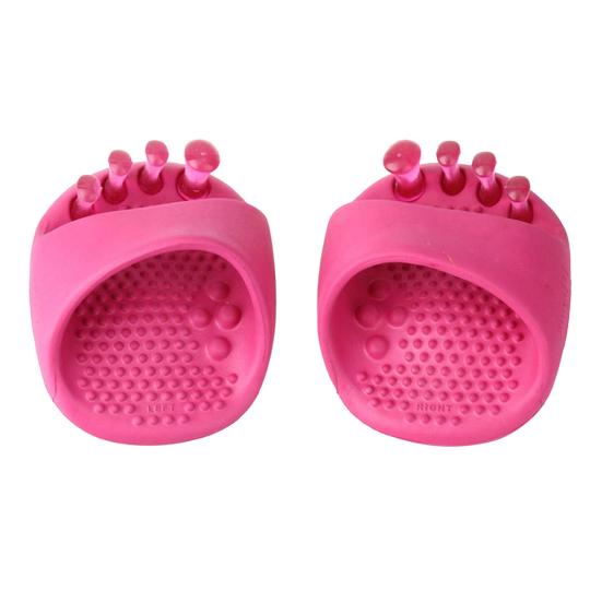 1 Pair Slimming Slippers Overlapping Toe Separator Summer Soft EVA Indoor Home House Massage Slippers Men Women Leg Slimming Half Slippers