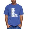 Men's Neck Short Sleeve Funny Graphic Print T-Shirt for Everyday Wear