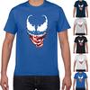 Premium Comic Venom Spider-man Men Short Sleeve T-shirt For Casual Cosplay Wear