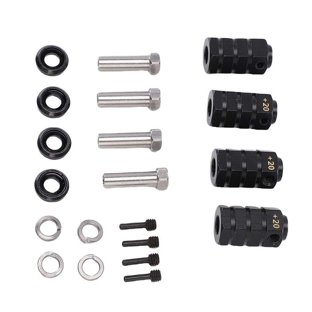 RC Brass Extended Combiner 1 10 Scale Internal Lock Nut Design RC Wheel Hubs Extension Adaptor Combiner