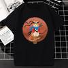 Funny Catzilla Japan Cat Kitten Lover Men T Shirt Male Casual Tees Summer Hombre Oversized Tee Harajuku Shirt Men Clothing