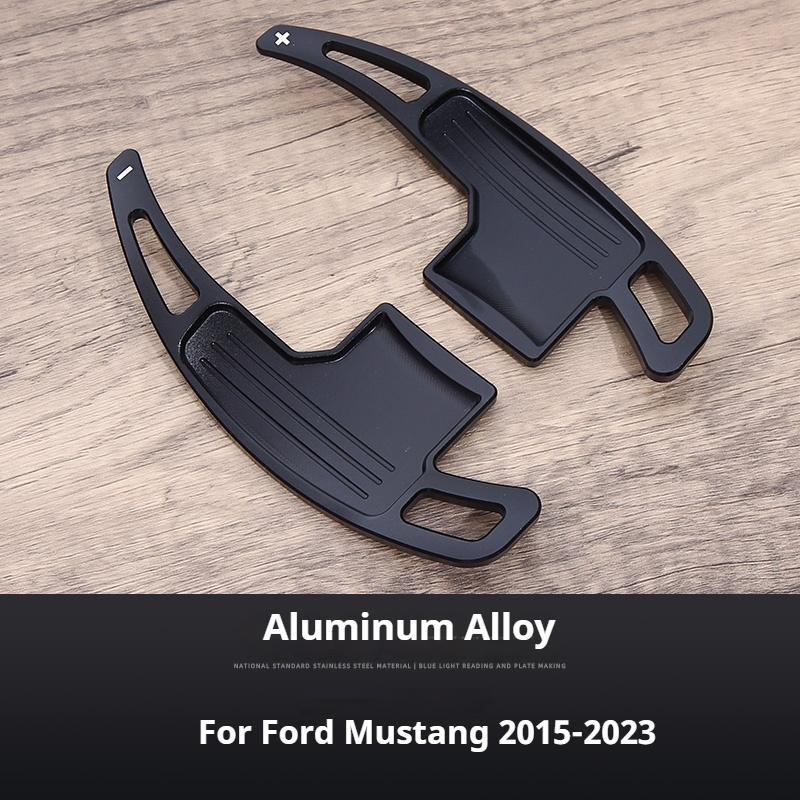 Car Styling for Mustang 15-23 DSG Steering Wheel Gear Shifters Paddle Extension Aluminum Alloy Cover Trim Auto Accessories
