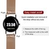 Uxcell 316L Stainless Steel Mesh Watch Band, 12mm Quick Release Adjustable Metal Watch Strap for Men and Women, Rose Gold