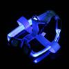 LED Hundegeschirr Brustleine (L/Blau)