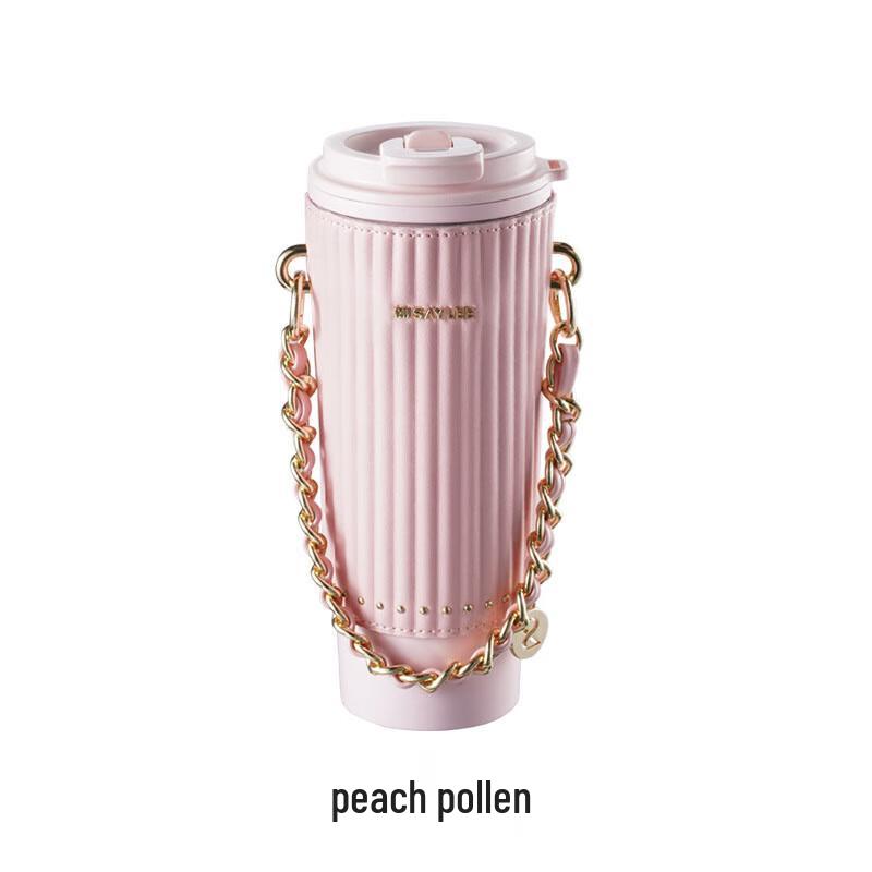 ZISIZ Dual-Drink Insulated Water Bottle with Straw