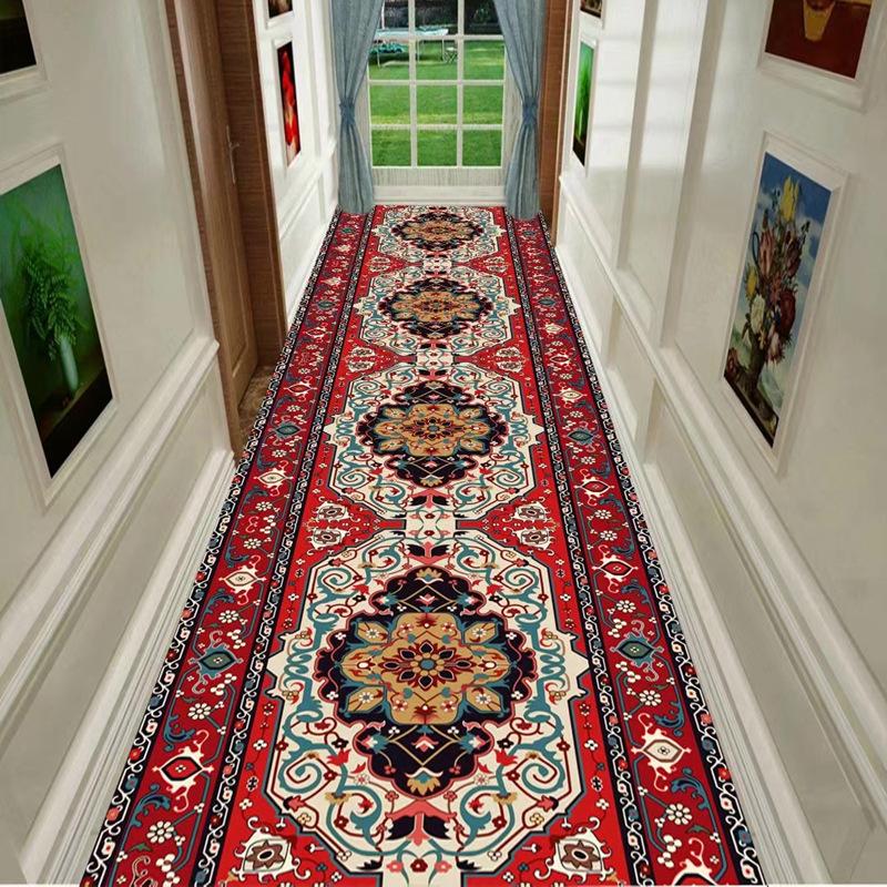 Home Living Room Hallway Persian Style Carpet Hallway Foyer Home Washable Entrance Carpet