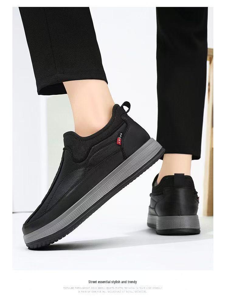 Men's Fleece-Lined Winter Snow Boots 2025: Thick, Cold-Proof, Warm Cotton Footwear