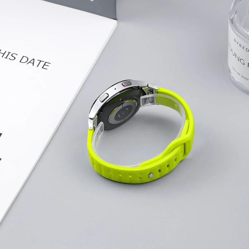 Silicone Strap for Samsung Galaxy Watch 6 5 4 40mm 44mm 5Pro 45mm No Gaps Band For Galaxy Watch 6 Classic 43 47mm 42 46mm Correa