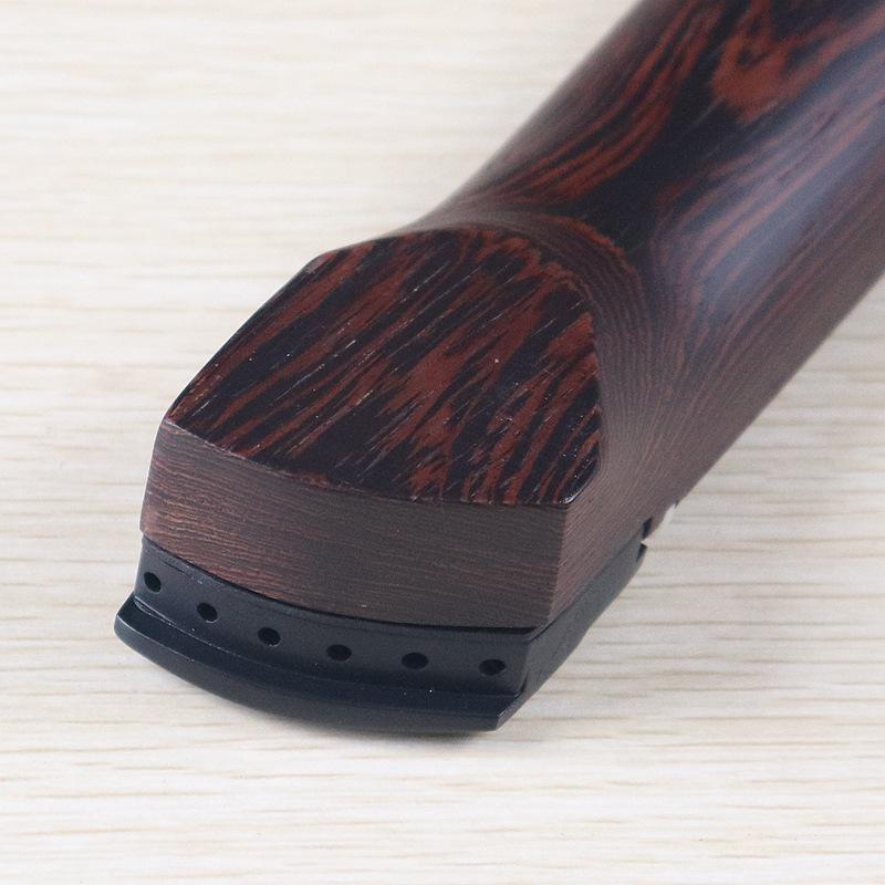 Chicken Wing Wood Headless Electric Guitar Neck with 24 Frets, String Lock, and Nut for DIY.