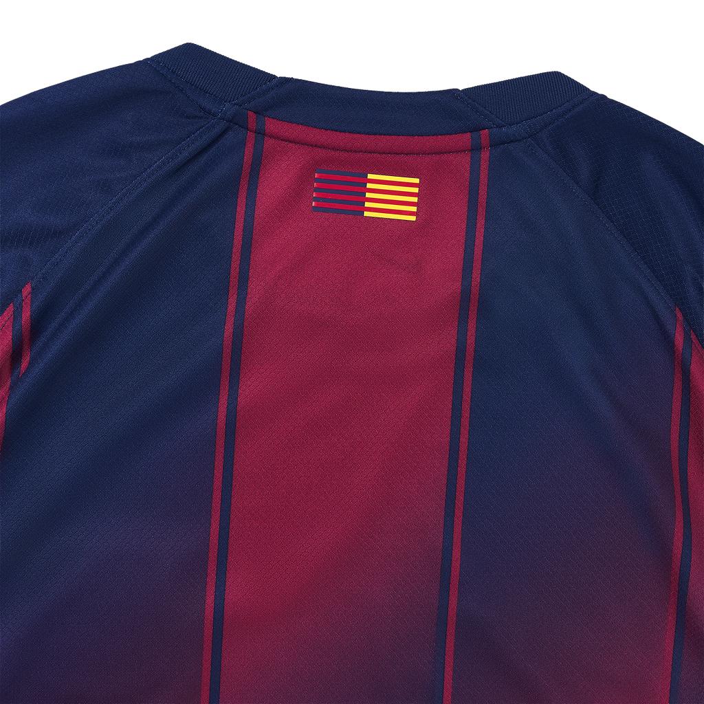 Nike FC Dri-Fit Barcellona Club 25-26 Casa Comodo Elegante Pullover Manica Corta Maglia da Calcio Uomo top HJ4590-456