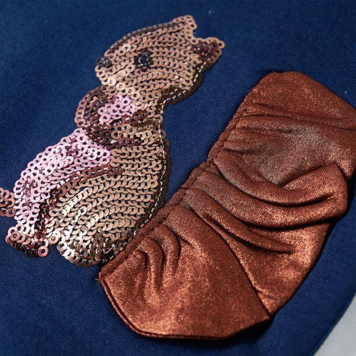 Navy Blue Sweatshirt for Children 92/104/116/128/140