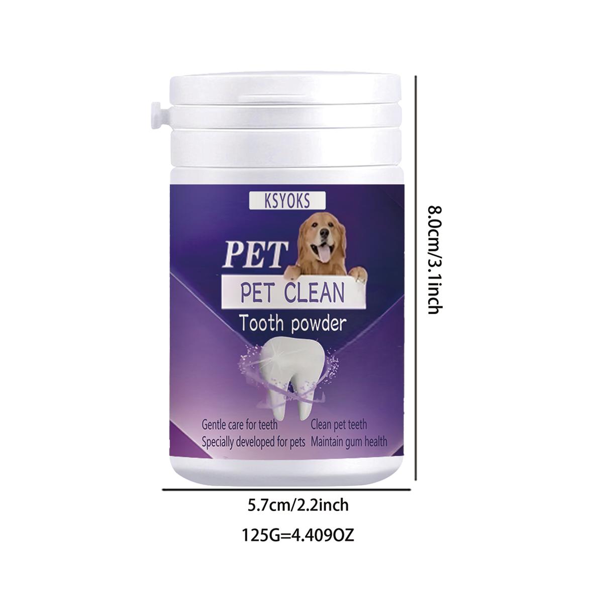 

Зубной порошок для питомцев прост в использовании и подходит для различных пород собак и кошек, что облегчает выполнение ежедневного ухода. 125g