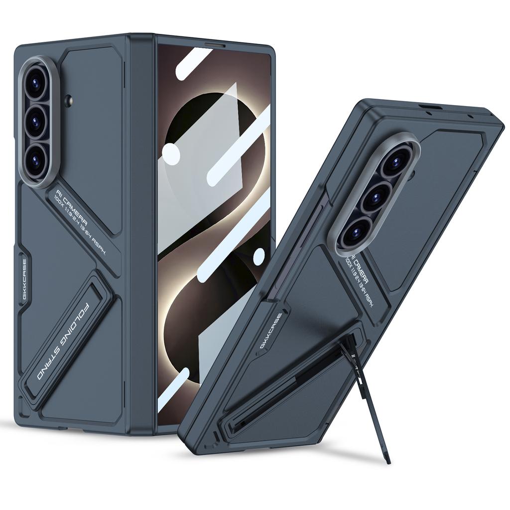 New View Casing for Samsung Galaxy Z Fold 8 Ultra Case Hinge Protection Strap Stand with Film Mobile Phone Cover