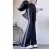 Micro-flat Pants for Women In Spring and Autumn New Slim Fit and High Waist Slimming Yoga Shark Pants Wide-leg Casual Pants