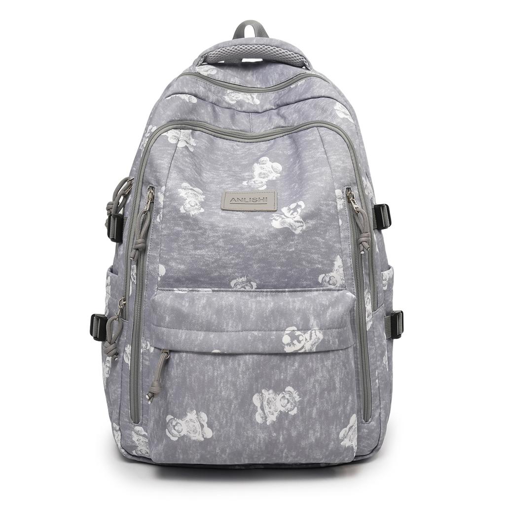 Schoolbag New Spring and Summer School Bag College Wind Light and Cute Backpack Junior High School Girls Printed Large Capacity Backpack