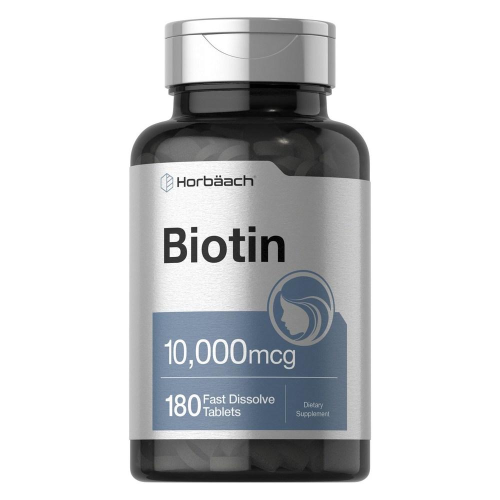Hobach Biotin 10,000mcg Tablets 1 pcs 180 Tablets