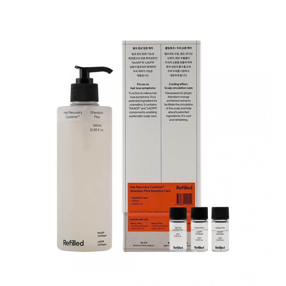 

Шампунь против выпадения волос Refilled Refield Body Cytokine 380 мл для чувствительной кожи