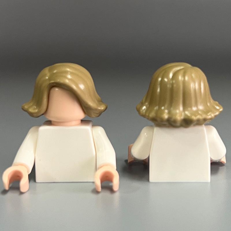 Cross-Border Compatible Girls' Lego Hair Building Blocks - Small Parts & DIY Accessories