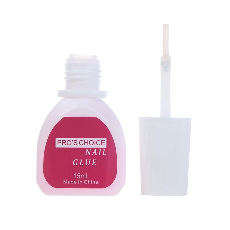 15Ml 3S Fast Drying Nail Glue For Nail Tips Super Strong Nail Art Accessories Manicure Tool  Gel Glue With Brush