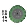 Lotus Leaf Floating Fountain Low Water Protection ABS Floating Solar Fountain with 8PCS Nozzles for Garden