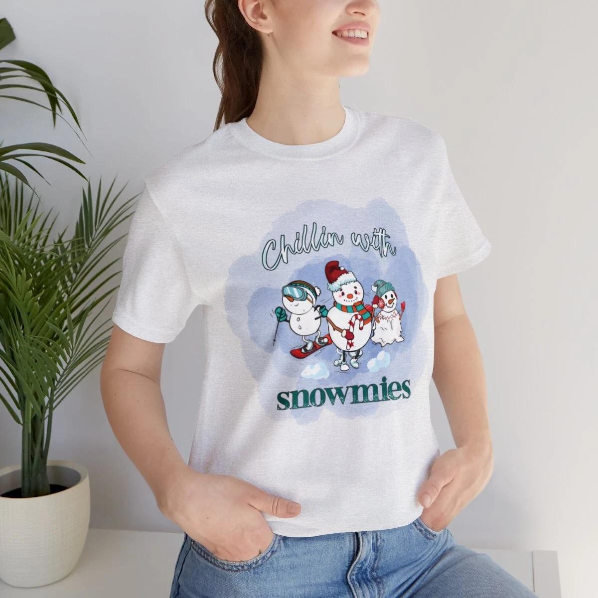 

Chillin With Snowmies Unisex Jersey Short Sleeve Tee M