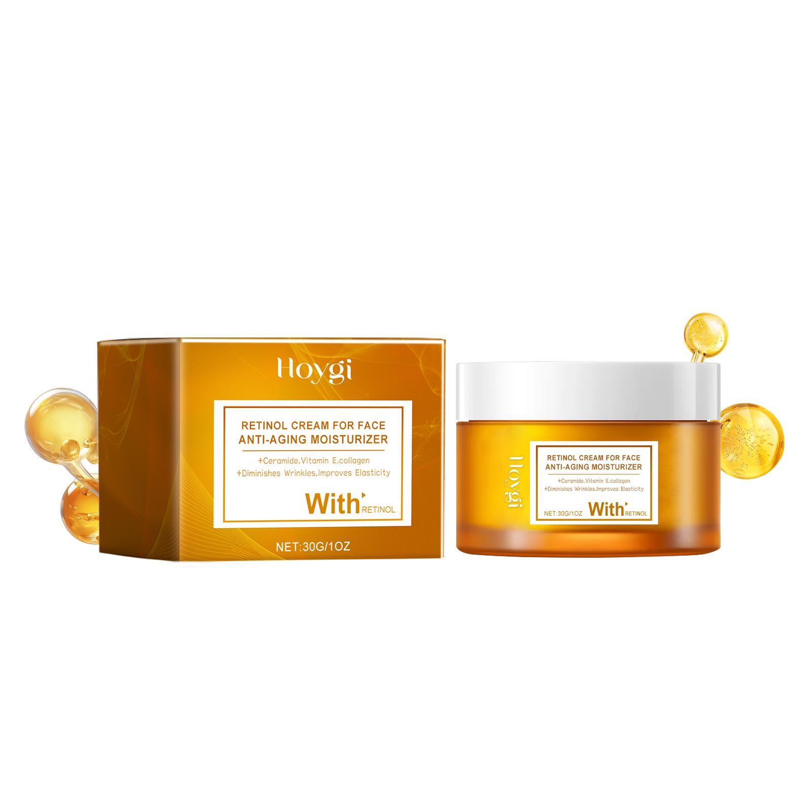 HOYGI Retinol Facial Moisturizing Cream Gentle Moisturizing Care Facial Skin Moisturizing Daily Application Cream