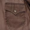 H BAR C 70s Vintage Long Sleeve Western Shirt Brown Men's Used