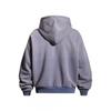 Mens Oversized Hooded Zip-Up Sweatshirt With Vintage Letter Print Relaxed Fit Cotton Blend Casual Fall Wear