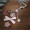 Y2K Fashion Acrylic Keychain Flower Star Love Bow Strawberry Pendant For Student Women Bag Backpack Accessories