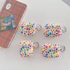 Leopard print earphone case for AirPods 1 generation protective cover silicone soft case Apple 1/1 generation earphones