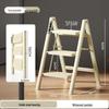 Multifunctional Folding A-Frame Telescopic Ladder: Indoor Thickened 3 or 4-Step Climbing Ladder