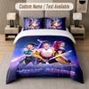 Kpop Demon Hunters Design Bedding Set Custom Text 1 Duvet Cover & 2 Pillow Cases
