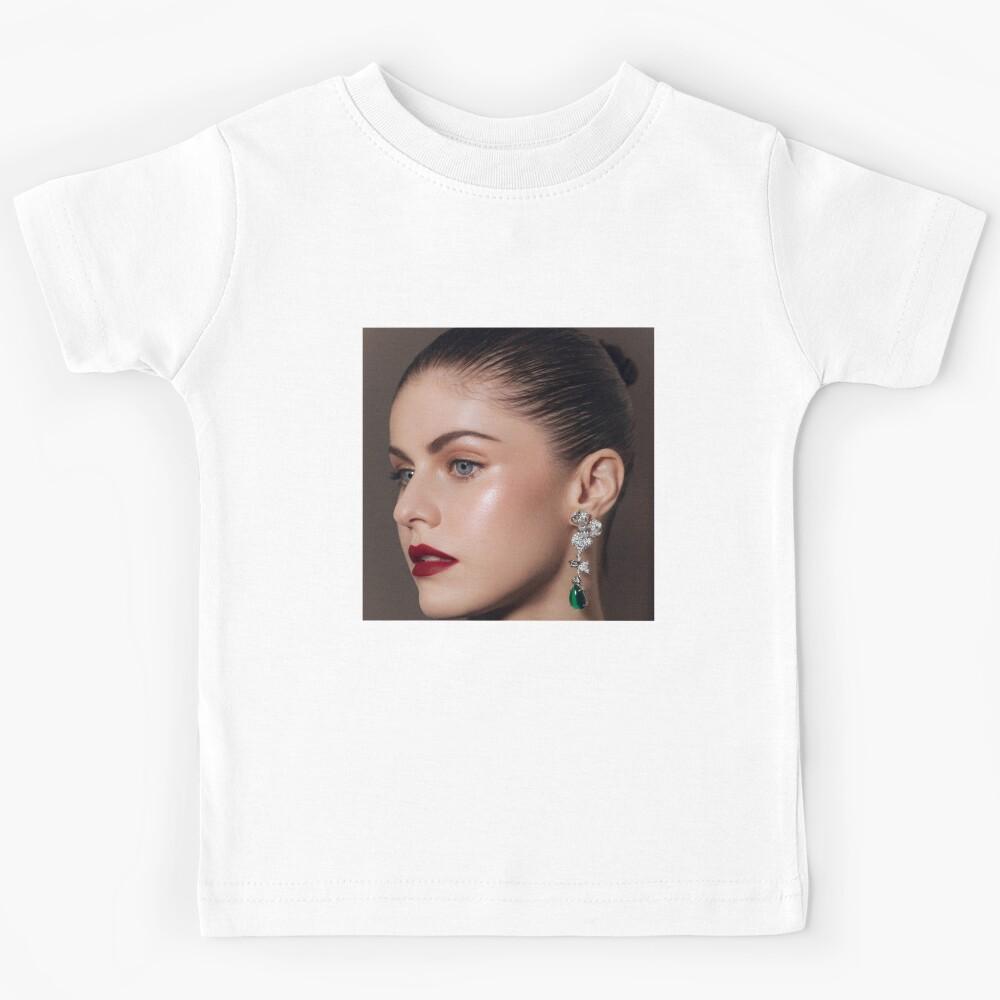 Impressive Mesmerizing Blue Eyes Alexandra Daddario Hot Photo Classic Fans Kids T-Shirt 170