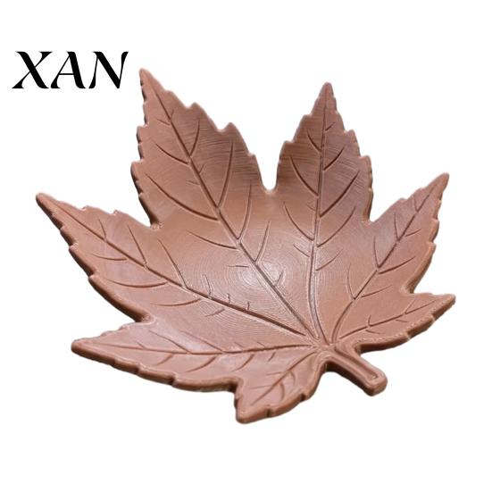Fall Themed Accessory 3D Printed Maple Leaf Trinket Dish, Autumn Key Tray, Jewelry Decorative Dish Tray for Entryway, Thanksgiving Tabletop